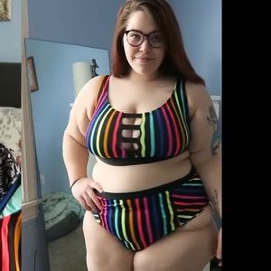 Black Neon Stripe Bikini